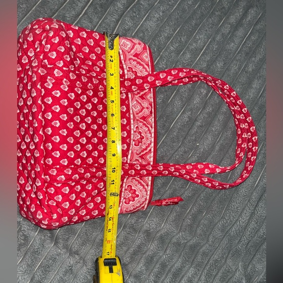 Vera Bradley Red Patterned Shoulder Bag - Picture 6 of 9